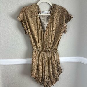 Tan/camel colored romper